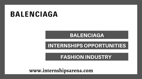 balenciaga internships.